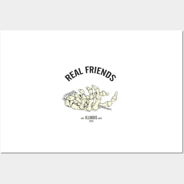 real friends illustration Wall Art by tonguetied